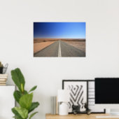 Outback Road, Australië - Poster, landschap Poster (Thuiskantoor)