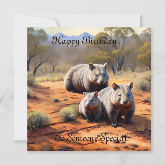 Outback Trio: Wombat Wanderers, (Voorkant)