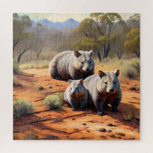 Outback Trio: Wombat Wanderers, Legpuzzel