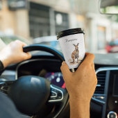 Outback Wanderer: Waterverf Kangaroo custom Papieren Bekers