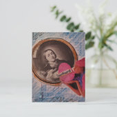 Outburst Messy Mixed Media Collage Briefkaart (Staand voorkant)