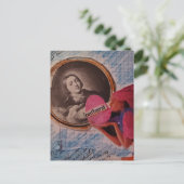 Outburst Mixed Media Collage Briefkaart (Staand voorkant)