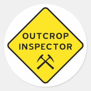 Outcrop Inspector Sticker
