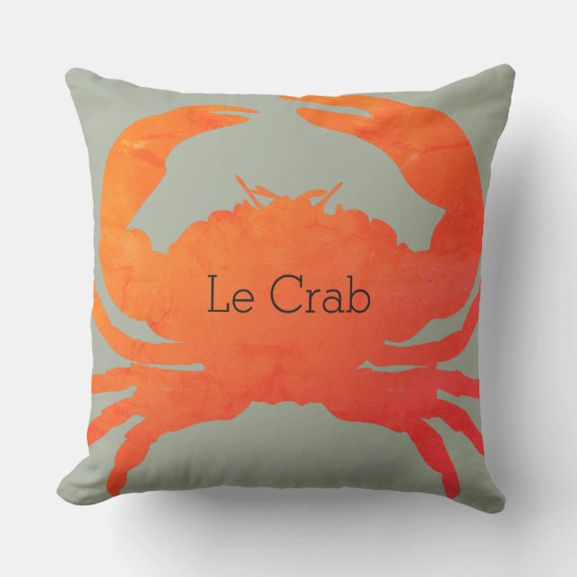 OUTDDEUR-Nautical_Crab_Le Crab(c)Paprika & zeewier Buitenkussen (Voorkant)