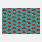 Outdoor Adventure Lovers Kerstcamping Inpakpapier Vel (Voorkant 2)