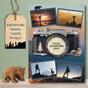 Outdoor Adventure Travel Memories Plaque photo