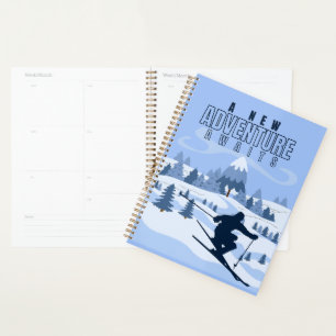 Outdoor Avontuur snowboarden Winter Planner