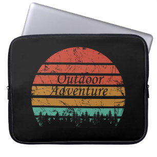 Outdoor avontuur wandelliefhebber laptop sleeve