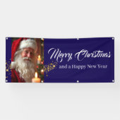 Outdoor Banner Santa Vrolijk Kerstfeest (Horizontaal)