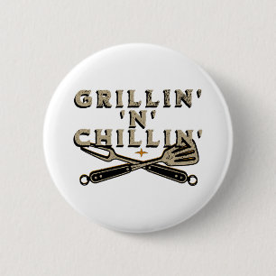 Outdoor barbecue grillen en roken grillen n' C Ronde Button 5,7 Cm