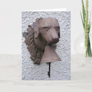 Outdoor Dog Bell Chinese Astrology Dog Sign-kaart Kaart