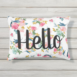 Outdoor Hallo Floral Pillow Buitenkussen