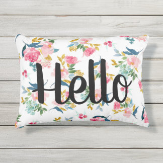 Outdoor Hallo Floral Pillow Buitenkussen