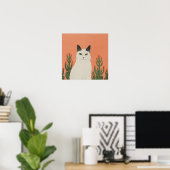 Outdoor kat poster (Thuiskantoor)