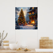 Outdoor kerst Poster (Keuken)