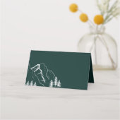 Outdoor Mountain Pine Tree Wedding Blank (Voorkant)