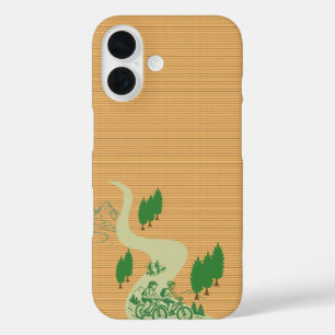 Outdoor MTB-renner silhouet ontwerp iPhone 16 Hoesje
