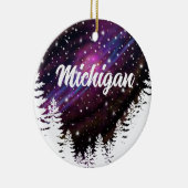 Outdoor natuur nachtelijke hemel- aanpasbare tekst keramisch ornament (Rechts)