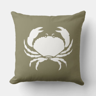 Outdoor Nautische KRAB Marine taupe kussen