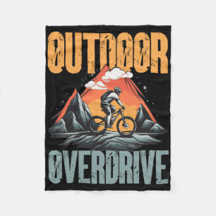 Outdoor Overdrive Mountainbike Trail Fleece Deken