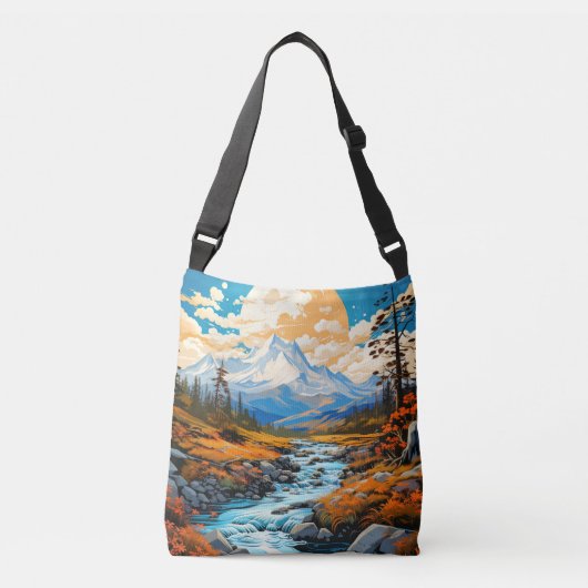 Outdoor Summer River Valley Crossbody Tas (Voorkant)