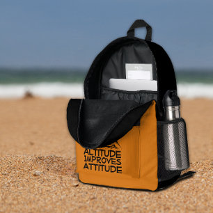 Outdoor Trail Adventure gele zwarte rugzak