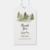 Outdoor Waterverf Camper Dank u Label Gift Labels Cadeaulabel (Achterkant)