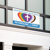 OutdoorRIC "Uw Kerk"-banner (Horiz) Spandoek (Buitenkant Gebouw)