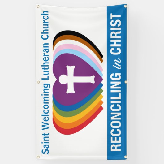 OutdoorRIC "Uw Kerk"-banner (Horiz) Spandoek (Verticaal)