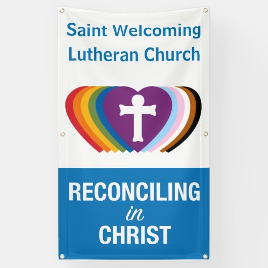 OutdoorRIC "Uw Kerk"-banner (verticaal) Spandoek (Verticaal)