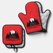 Outdoors Get there! Canoes Ovenwant & Pannenlap Set (Voorkant / Achterkant)