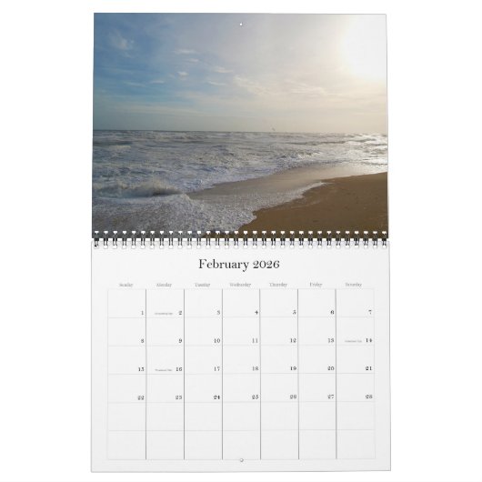 Outer Banks Beaches 2024 Calendrier par Erin Mac (Feb 2026)