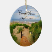 Outer Banks Dunes Bride en Groom Ornament (Rechts)