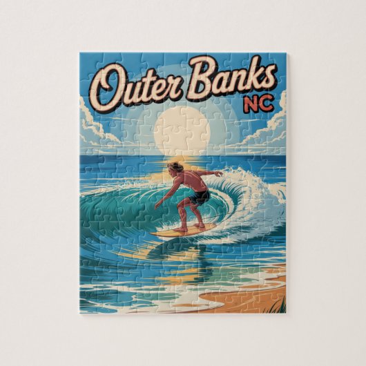 Outer Banks NC Legpuzzel (Verticaal)