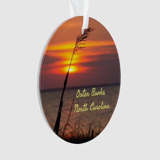 Outer Banks North Carolina Beach Sunset Orange Sky (devant)