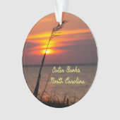 Outer Banks North Carolina Beach Sunset Orange Sky (devant)