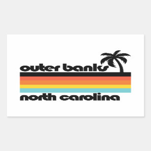Outer Banks North Carolina Rechthoekige Sticker