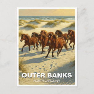 Outer Banks North Carolina Reizen Briefkaart