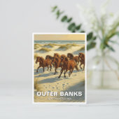 Outer Banks North Carolina Reizen Briefkaart (Staand voorkant)