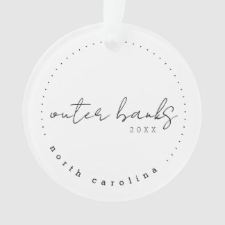 Outer Banks North Carolina Travel USA Simple Ornament