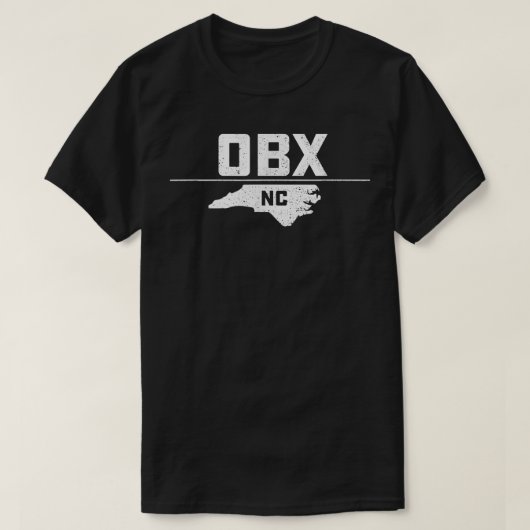 Outer Banks OBX NC Coast Tshirt Tee (Design devant)