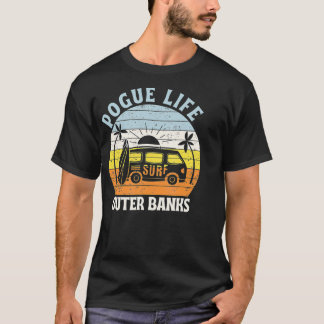 Outer Banks Pogue Life OuterBanks Surfboard Van T-shirt