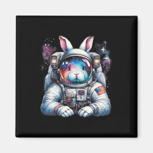 Outer Bunny Paasdag Konijn USA Fun Space Magneet