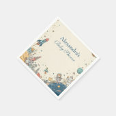 Outer Space Adventure Baby shower Servet (Hoek)
