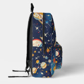 Outer Space Adventure Print Cut Naaizak Bedrukte Rugzak (Links)