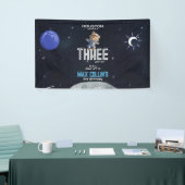 Outer Space Astronaut Any Age Birthday Spandoek (Beurs)