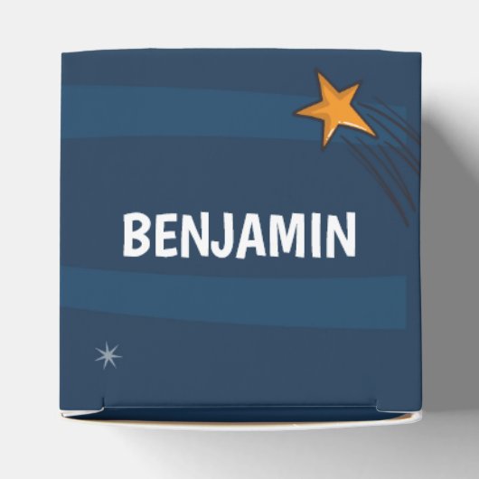 Outer Space Astronaut Verjaardagsfeest Bedankdoosjes (Bovenkant)