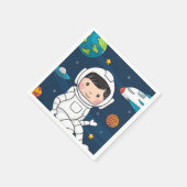 Outer Space Astronaut Verjaardagsfeest Servet (Hoek)