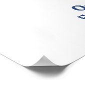 Outer Space Astronaut verjaardagsfoto welkom Poster (Hoek)