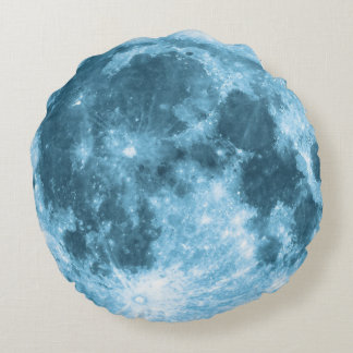 Outer Space Astronomy Astronaut Nursery Moon  Rond Kussen